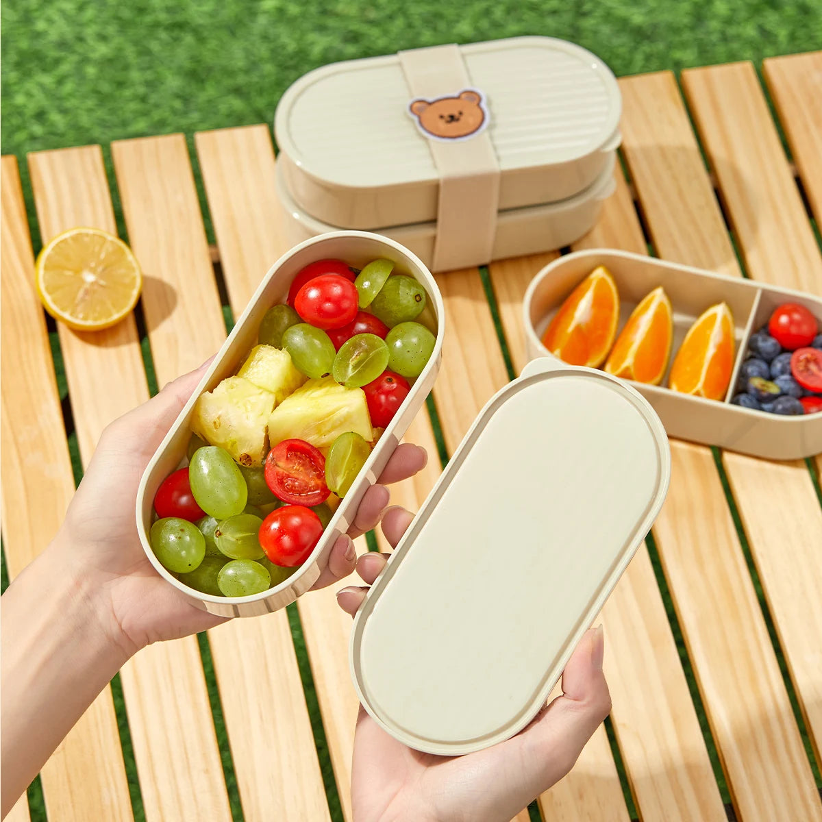 Bento Ovale Double Étage pour Enfants