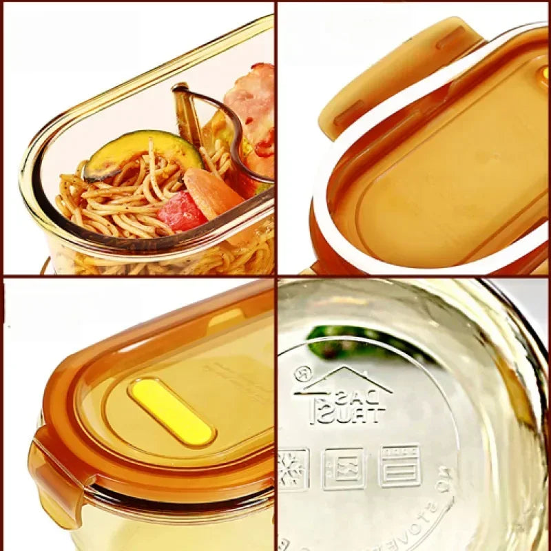 Collection Bento Élite en Verre Ambré