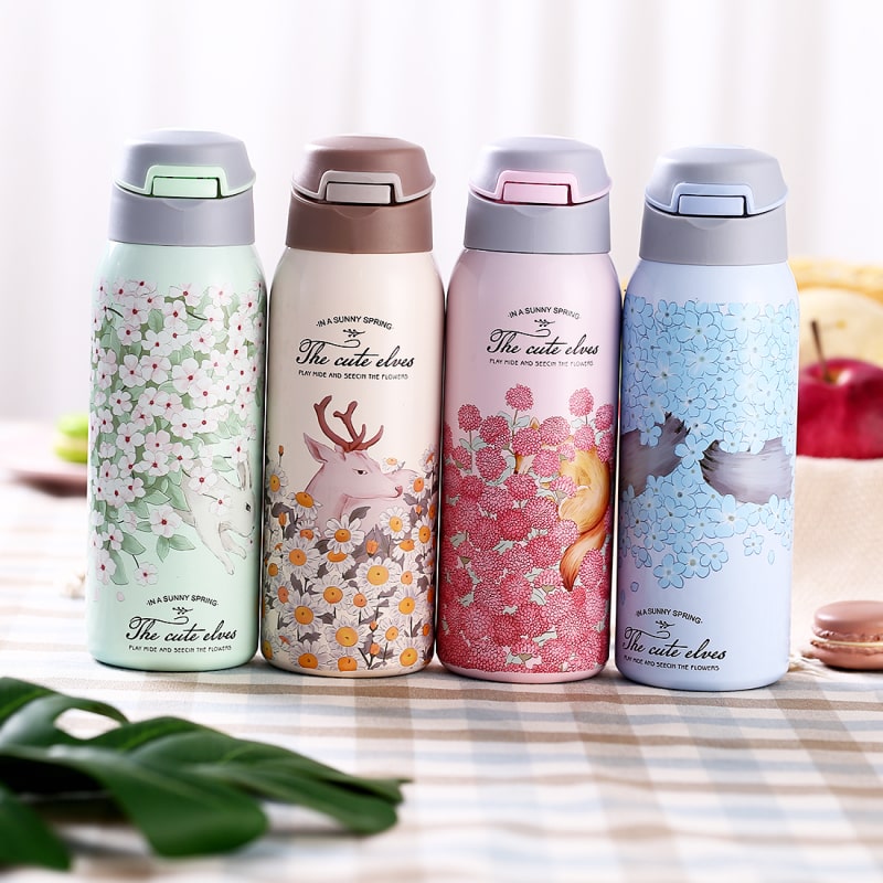 collection originale nature fleurie verte bleue marron et rose