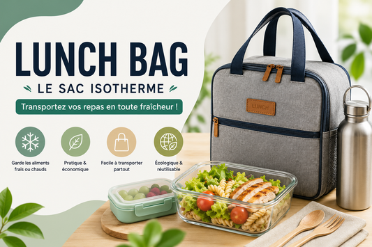 Lunch bag : pourquoi adopter un sac isotherme pour transporter vos repas ?