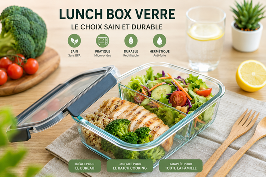 Lunch box verre : le guide complet pour choisir le meilleur contenant repas et manger sain au quotidien