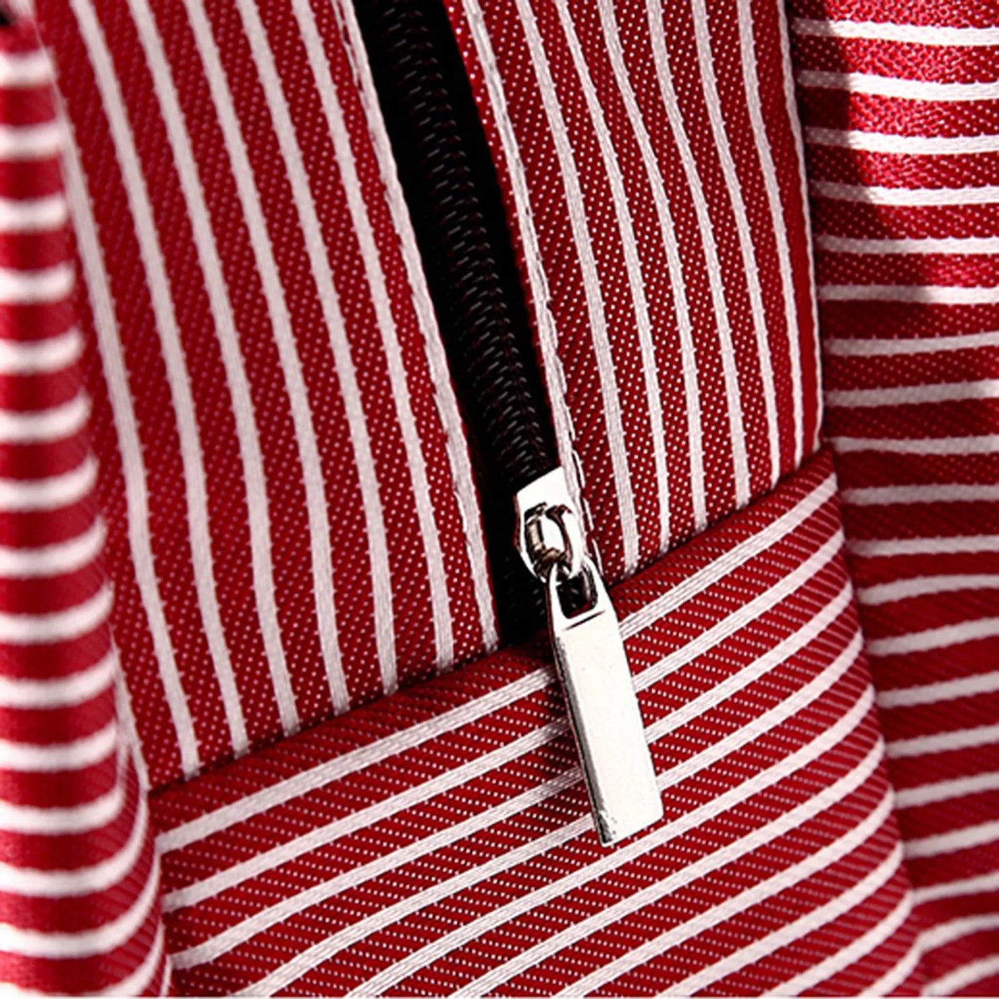 Sac Isotherme Repas Rayures rouges