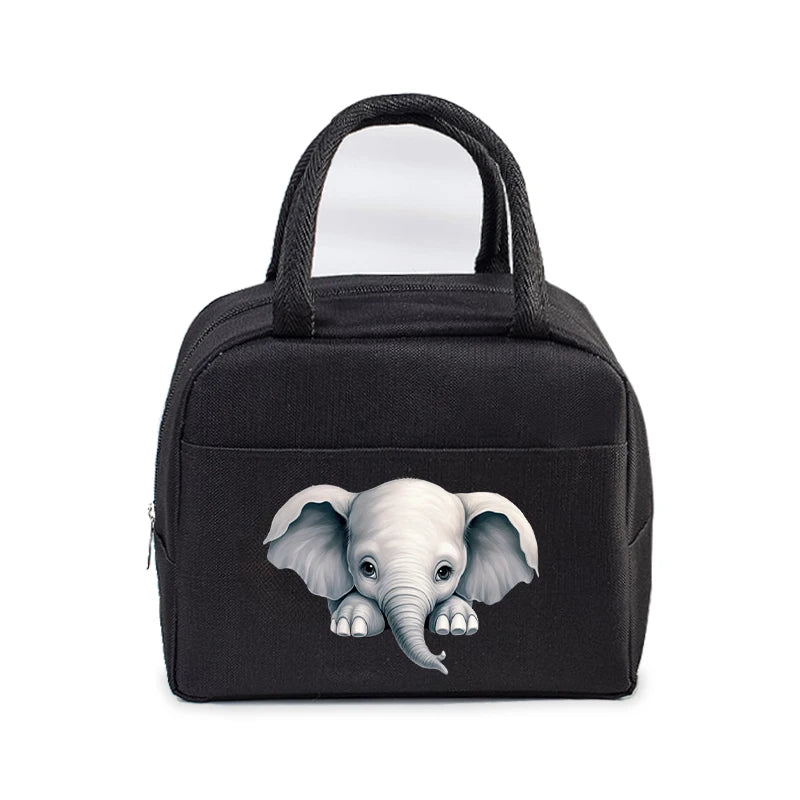 Sac Isotherme Noir « Animaux 3D »