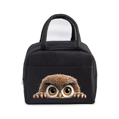 Sac Isotherme Noir « Animaux 3D »
