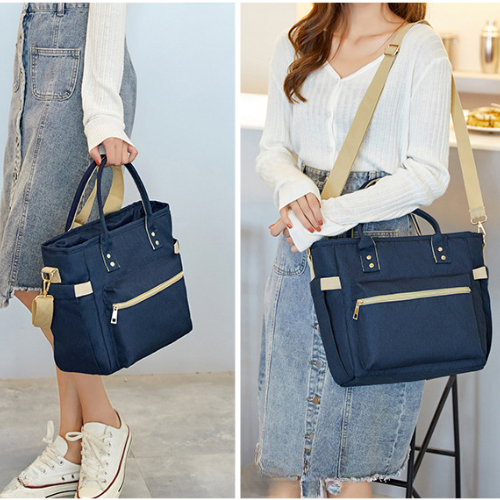sac isotherme bleu bandouliere repas femme