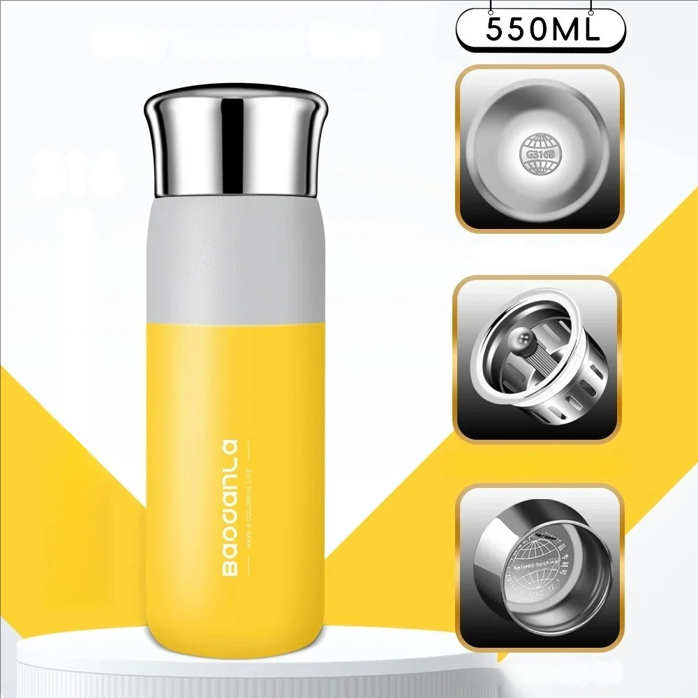 Gourde Isotherme Chromatique avec Filtre à Infusion