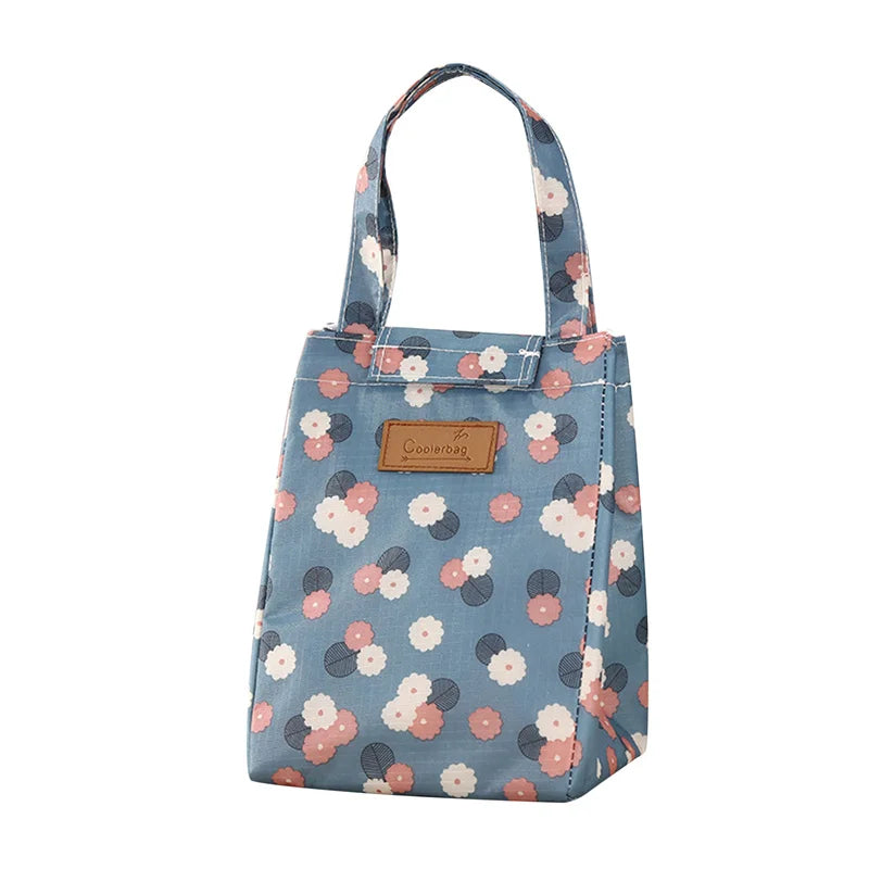 Lunch Bag Fleurs Roses