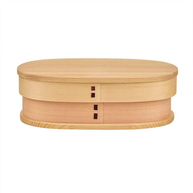 Bento Traditionnel en Bois Naturel