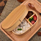 Bento Traditionnel en Bois Naturel