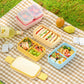 Boîte à Bento Double Couche Grande Capacité avec Poignée (1960 ml)