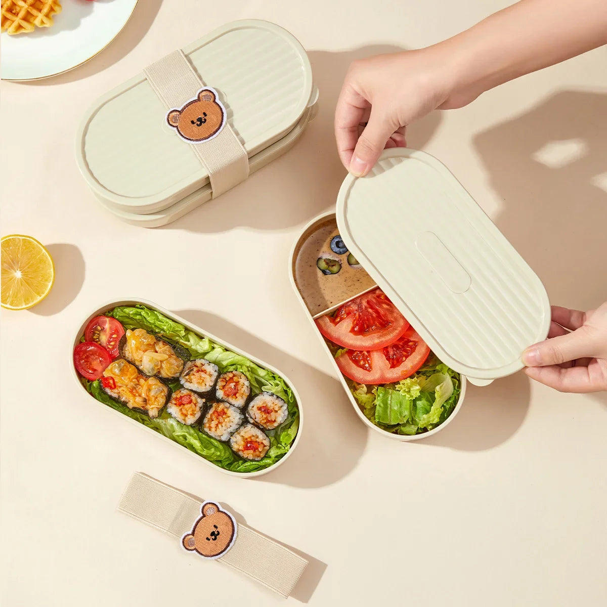 Bento Ovale Double Étage pour Enfants