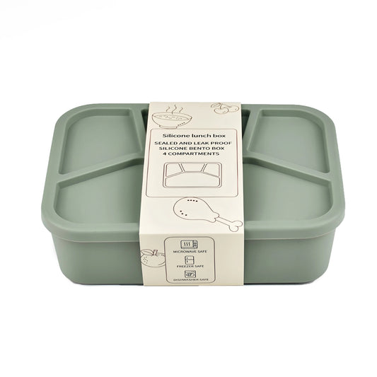 Boîte Bento en Silicone 4 Compartiments