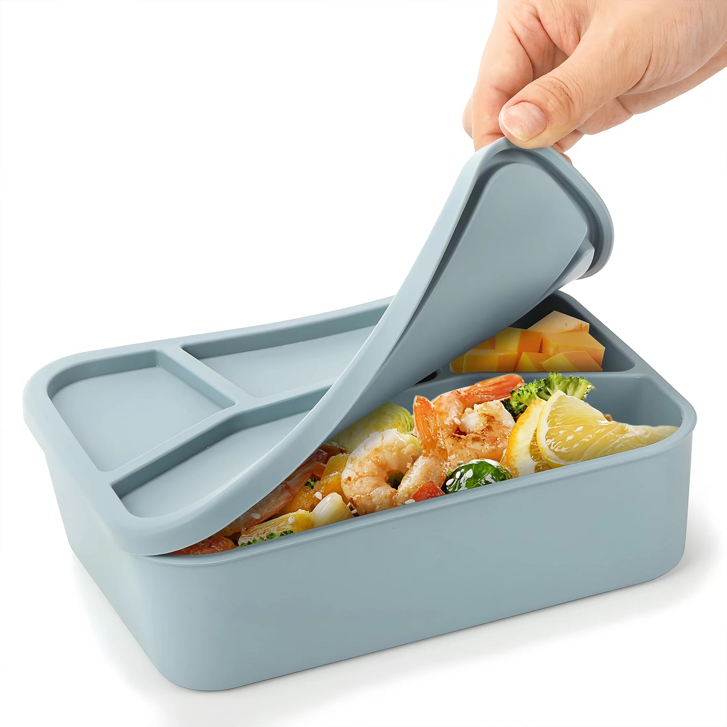 Boîte Bento en Silicone 4 Compartiments