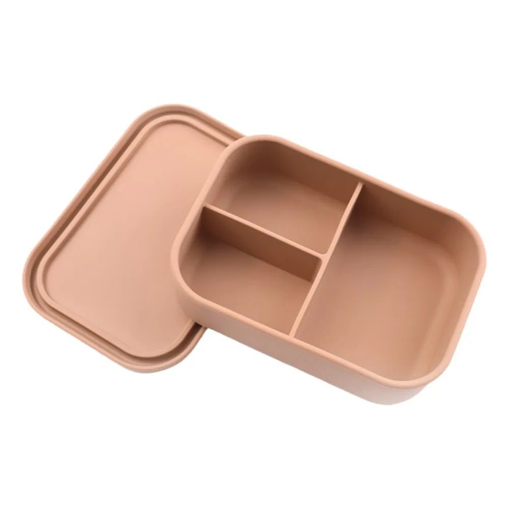 Boîte Bento en Silicone à 3 Compartiments