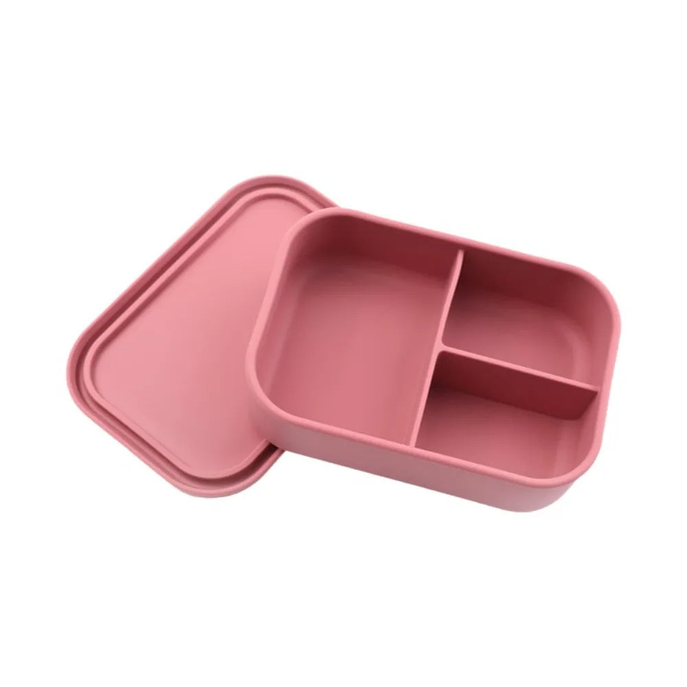 Boîte Bento en Silicone à 3 Compartiments