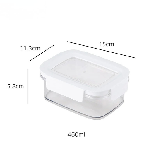 Boîte Déjeuner Rectangulaire en Verre Borosilicaté Cristal