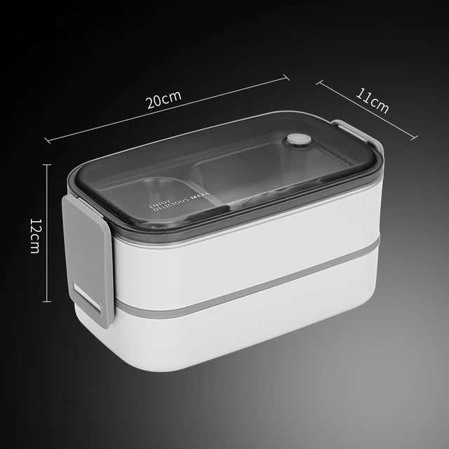 Boîte à Bento Isotherme en Inox 304 Double Couche (1350 ml)