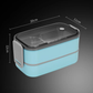 Boîte à Bento Isotherme en Inox 304 Double Couche (1350 ml)