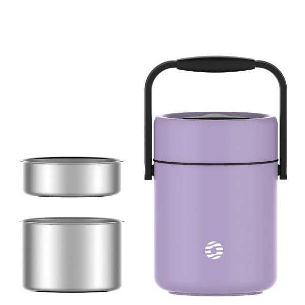 boite repas isotherme chaude violette