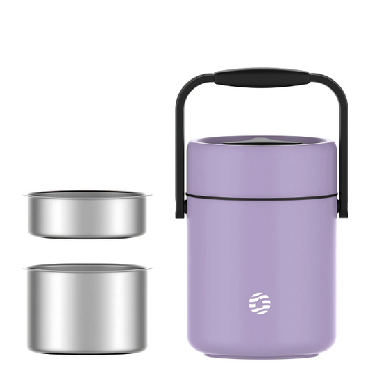 boite repas isotherme chaude violette