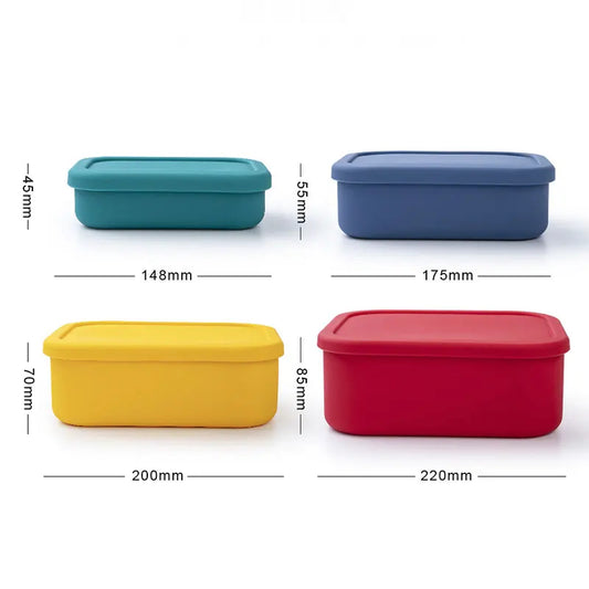 Boîtes de Conservation & Repas en Silicone Réutilisables (300 ml à 2100 ml)