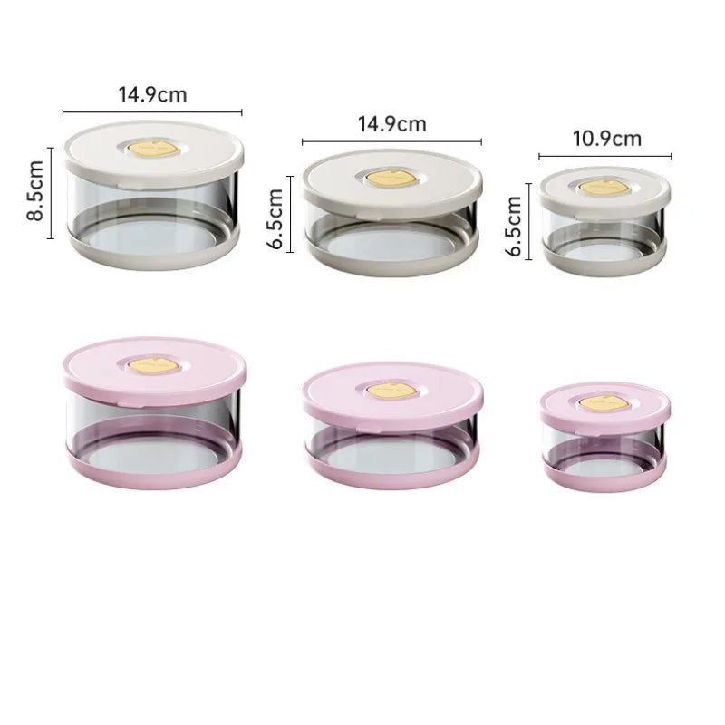 Bol Déjeuner en Verre Borosilicate avec Valve Hermétique