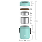 box isotherme chaud verte dimensions
