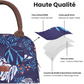 detail qualité thermique sac isotherme repas motif acacia