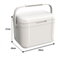 petite glaciere campign blanche dimensions
