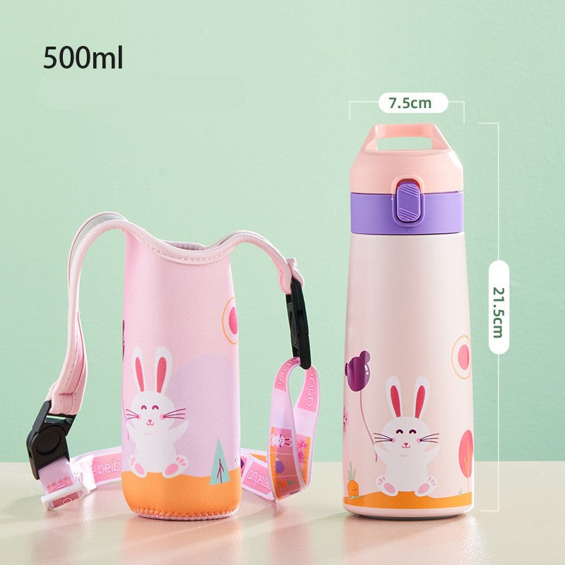 gourde isotherme enfant taile sac et bouteille