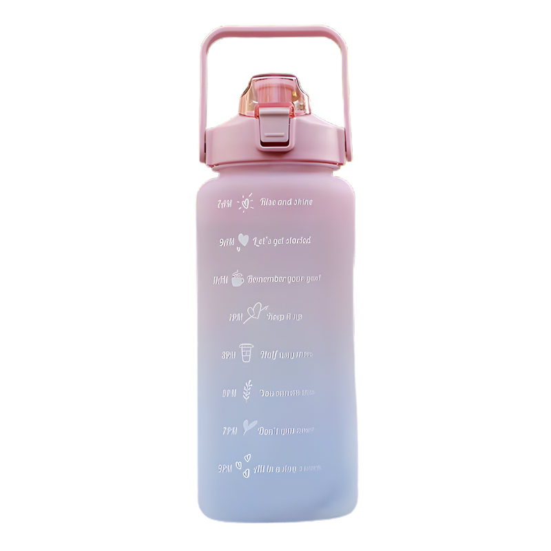 gourde sport multicolore rose violet