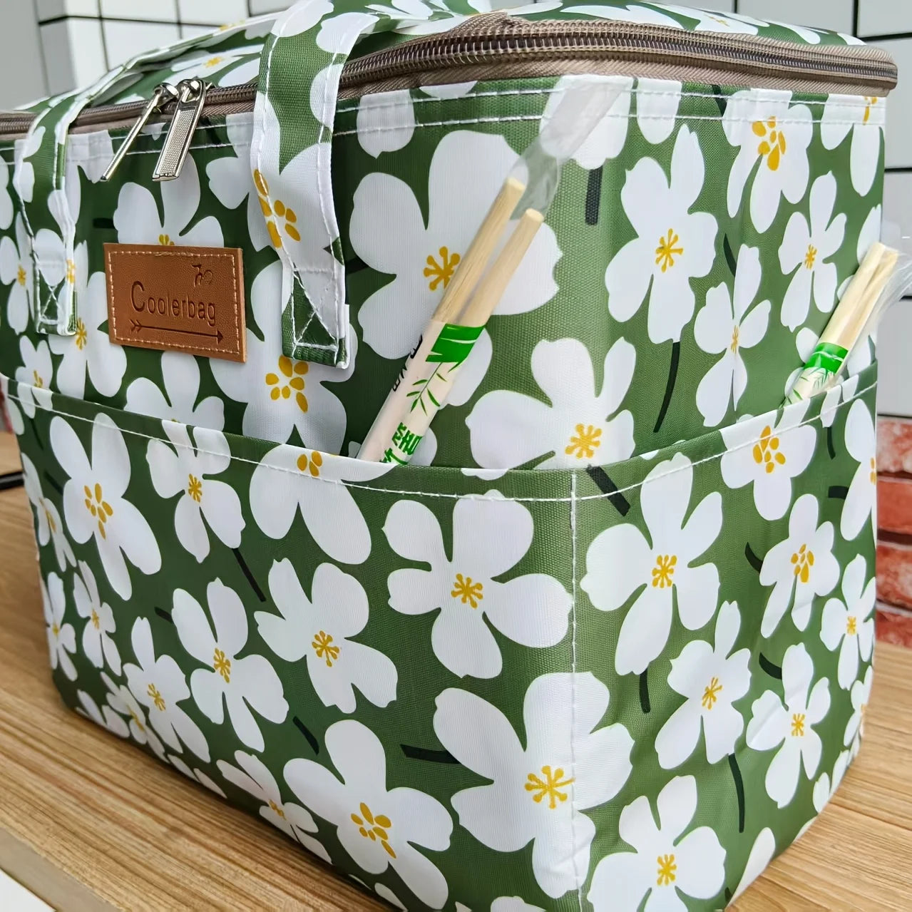 Sac Isotherme Familial à Motif Floral