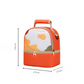 lunch bag isotherme design orange dimensions