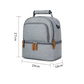 lunch bag isotherme gris classique dimensions