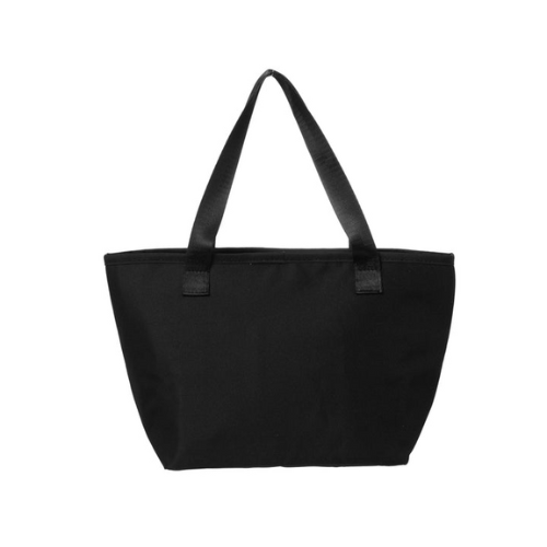 lunch bag isotherme noir à main arrière