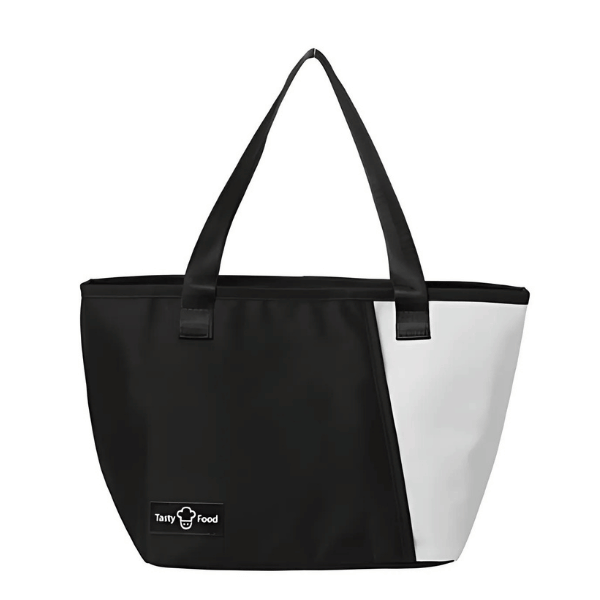 lunch bag isotherme noir à main