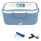 lunch box chauffante bleu camion
