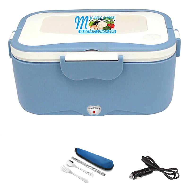 lunch box chauffante bleu camion