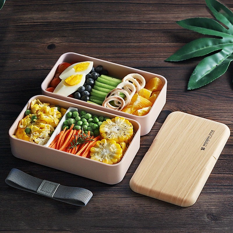 lunch box chic bois deux compartiments