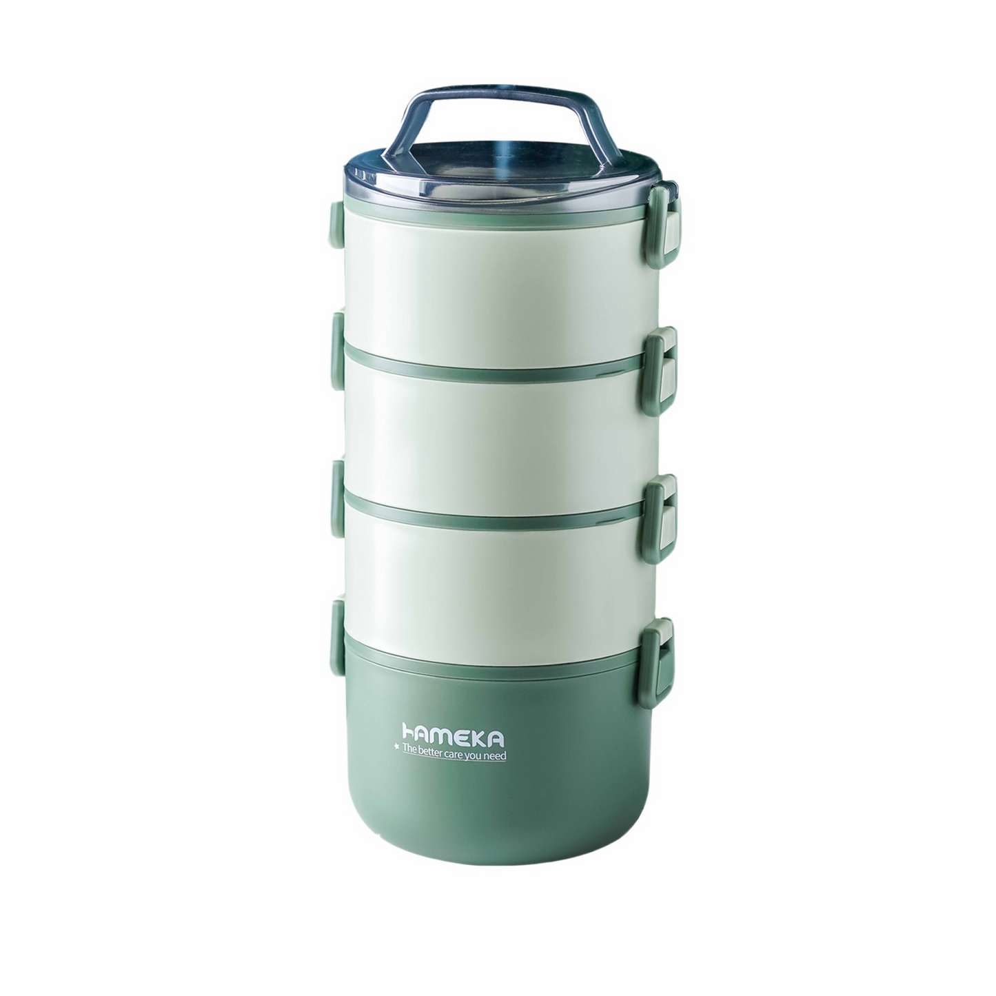 Lunch Box Compartimentée Inox Verte