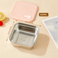 Petite Lunch Box Inox Pastel – Bento Enfant & Étudiant