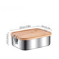 Lunch Box Inox et Bambou Éco-Responsable