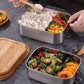 Lunch Box Inox et Bambou Éco-Responsable