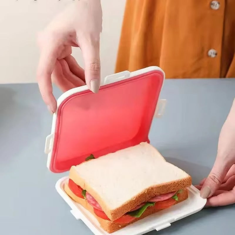 Boîte à Sandwich Réutilisable et Flexible