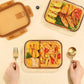Lunch Box Premium en Verre Ambré à Compartiments