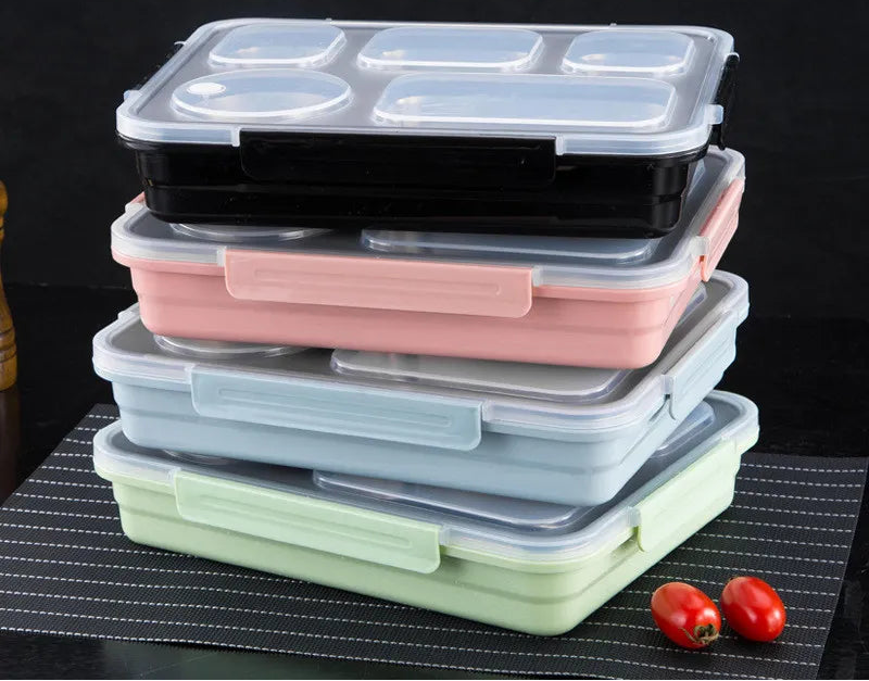 lunch box compartimentée différentes couleurs