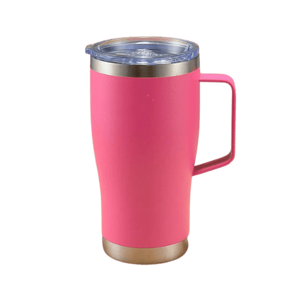 mug isotherme acier inoxydable rose