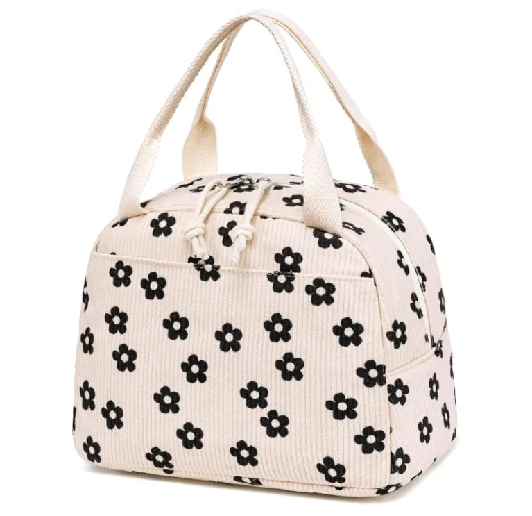 Sac Déjeuner Isotherme en Velours Côtelé