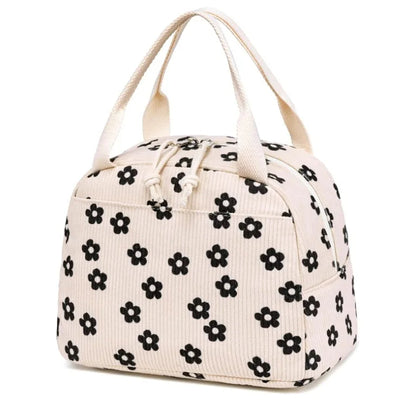 Sac Déjeuner Isotherme en Velours Côtelé