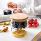 Tour de Conservation Empilable en Verre & Bambou